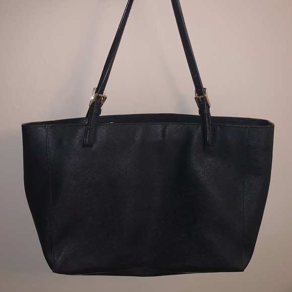 Tory Burch Emerson Large Buckle Saffiano Handbag - Picture 3 of 5